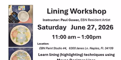 LINING WORKSHOP w\/ Paul Gower