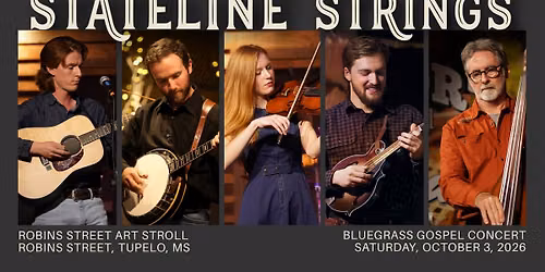 Concert at Robins Street Art Stroll in Tupelo, MS