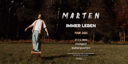 Marten | IMMER LEBEN Tour 2026 | Stuttgart