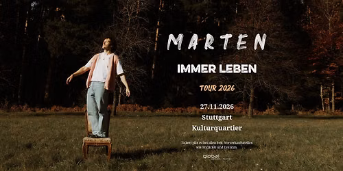 Marten | IMMER LEBEN Tour 2026 | Stuttgart