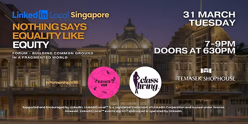 Equity - Building Common Ground in a Fragmented World