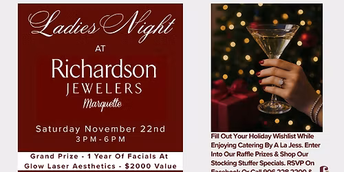 Ladies Night @ Richardson Jewelers Marquette