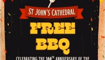 FREE BBQ and Garden Party at St John's Cathedral