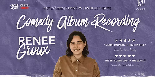 Renee Groux: Live Comedy Special Taping