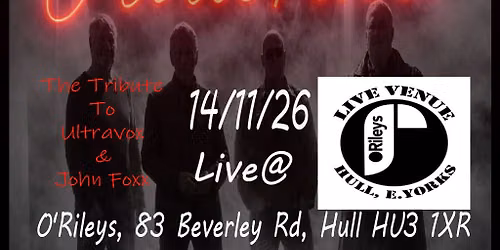 ULTRA:Foxx Live @ O'Rileys Hull