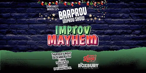 BARPROV: IMPROV MAYHEM SHOW