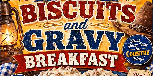 2026 Biscuits and Gravy Breakfast hosted by the Hooves and Hats 4-H Club