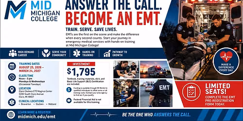 \ud83d\ude91\ud83d\udea8 NOW ENROLLING \u2013 EMT TRAINING! \ud83d\udea8\ud83d\ude91