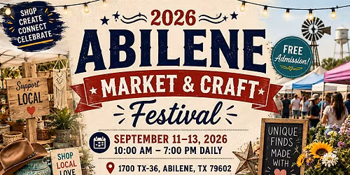 2026 Abilene Market & Craft Festival