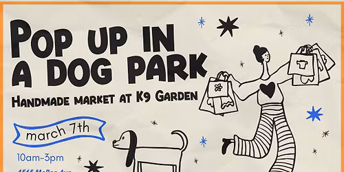 Pop up in a Dog Park | Handmade Market