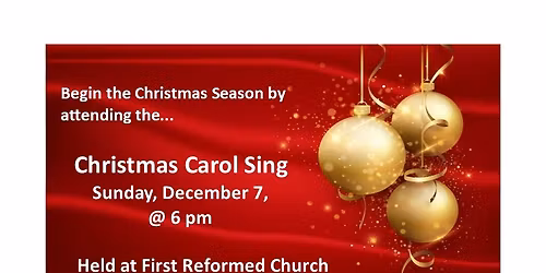 2025 Christmas Carol Sing