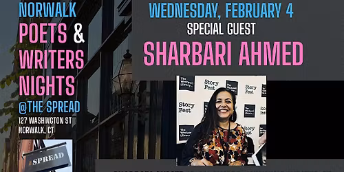 Norwalk Poets & Writers Night \u2013 Featuring Writer Sharbari Ahmed