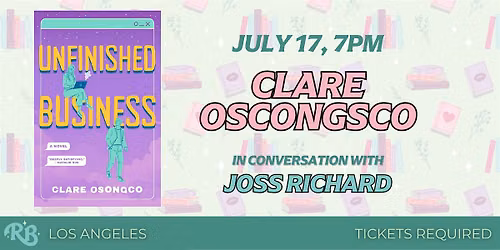 Clare Osongco LA Book Event for Unfinished Business