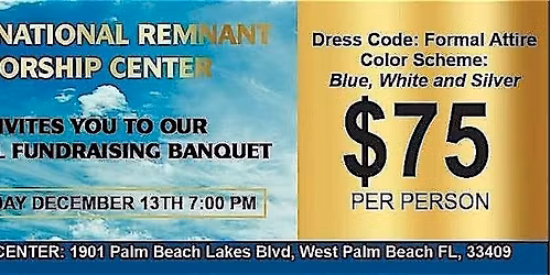 Church Fundraising Banquet