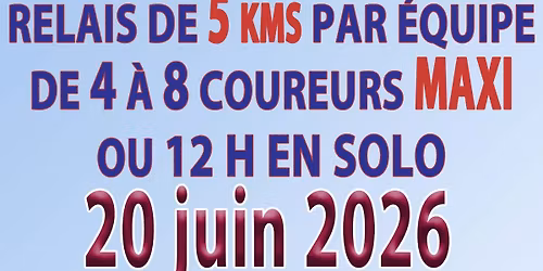 12 H de course \u00e0 pieds - Monc\u00e9-en-Belin