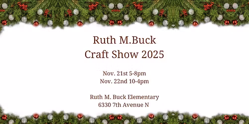 Ruth M Buck Craft Show