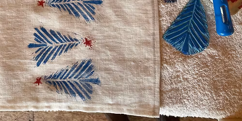 Linocut Linen Printing Workshop