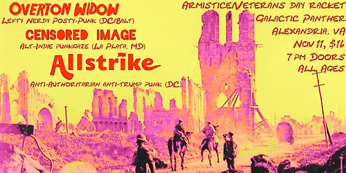 LIVE MUSIC: Armistice\/Veteran's Day Racket