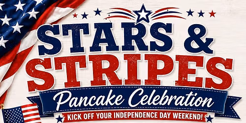 Stars and Stripes Pancake Breakfast