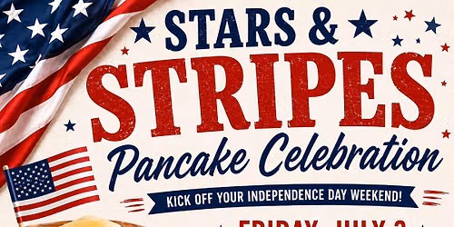 Stars and Stripes Pancake Breakfast