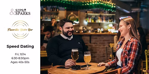 Speed Dating Ages 40-55 in New London, CT at Favorites Bistro Bar