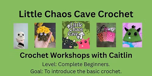 Crochet workshop with Caitlin