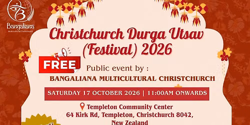 Christchurch Durga Utsav (Festival) 2026