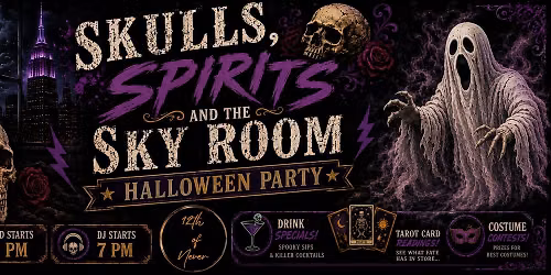 Skulls, Spirits, and The Sky Room Halloween Party!
