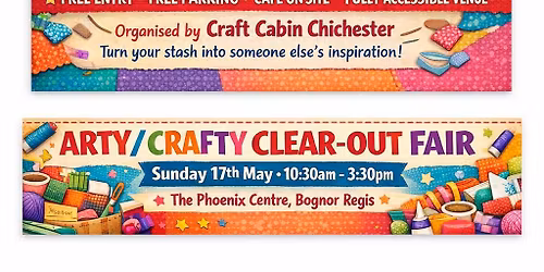 \ud83c\udfa8\u2728 ARTY \/ CRAFTY CLEAR-OUT FAIR \u2728\ud83c\udfa8