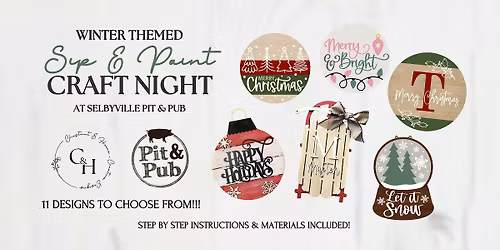 Paint & Sip - Craft night with Chestnut & Home