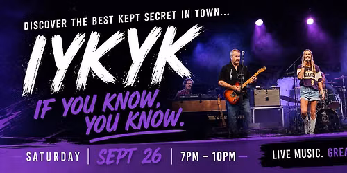IYKYK: TrainWreck Live at the Indianola Elks