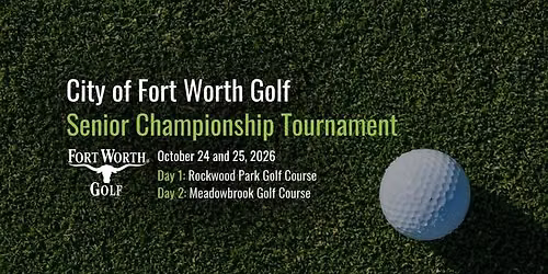 CFW Senior Championship | Oct. 24 & 25