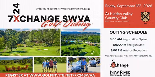 Annual Fall 7x24 SWVA Golf Outing