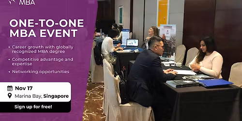 Take Control of Your Future at Access MBA Singapore \u2013 November 17