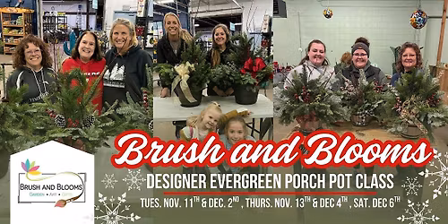 Designer Holiday Evergreen Porch Pot Class