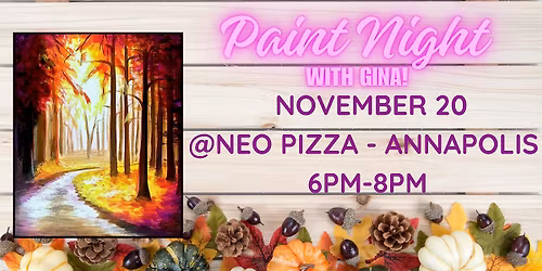Paint Night @ NEO PIZZA - Annapolis