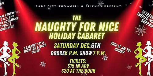 The Naughty for Nice Holiday Cabaret Fundraiser