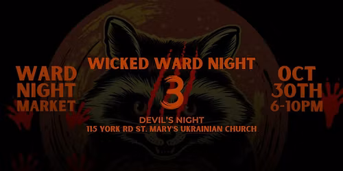 Ward Night Market | Wicked Ward Night - Devil's Night - Halloween Market