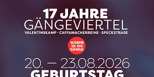 17. G\u00e4ngeviertel Geburtstag