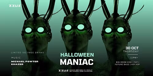 Pre-Halloween Manic  @ Zeus LKF\u3010THU 30 OCT\u3011