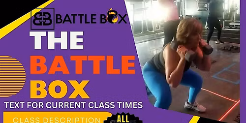 The Battle Box. Our Full Body Boot Camp Fitness Session