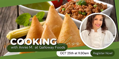 Indian Cooking w Annie of Galloways Foods: Samosas, Chutneys & Mango Lassi