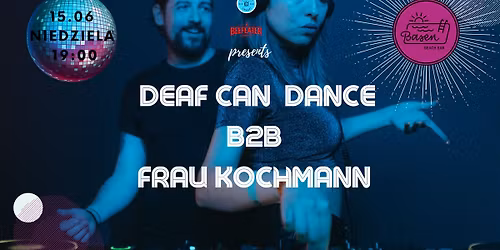 House Night \ud83e\udea9\ud83d\udc83\ud83c\udffd\ud83d\udd7aDEAF CAN DANCE B2B FRAU KOCHMANN Basen Beach Bar