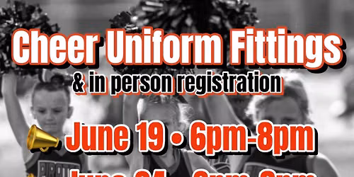 Cheer fittings and registration