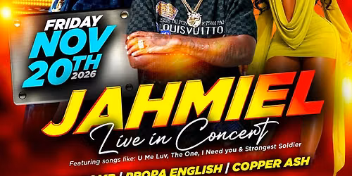Jahmiel "The One Tour"