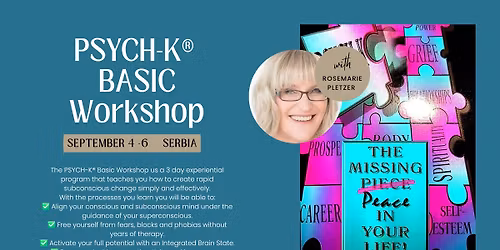 SERBIA  PSYCH-K\u00ae Basic Workshop