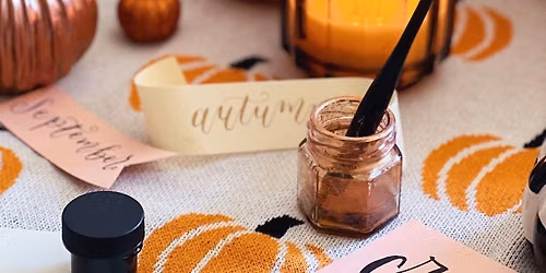 Modern Calligraphy & Pumpkin Lettering for Beginners at Grove City Brewing Company