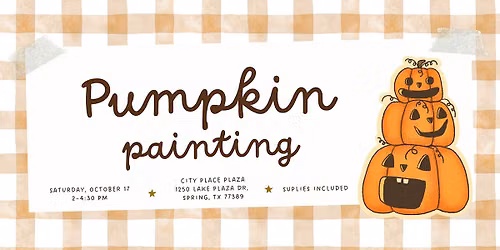 Pumpkin Painting Social