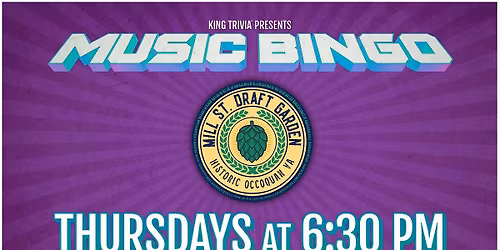 Music Bingo at Mill Street Draft Garden
