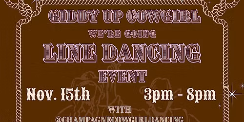 Giddy Up!! Join us for  our Fall Festival, Line Dancing+More!! FREE ENTRY